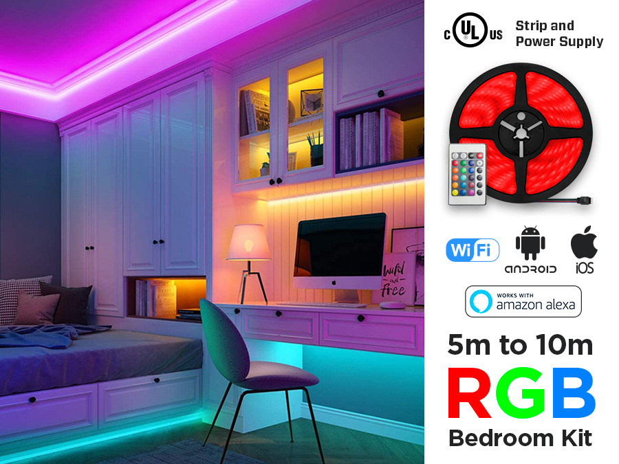 Comment améliorer votre chambre avec des bandes lumineuses LED