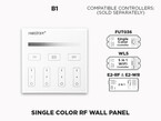 4 Zone RF Wall Panel for Single Color (B1)