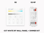 Wall Mounted RF Multi Zone Panel and-or Controller for CCT Adjustable LED Strip