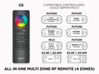 4 Zone RF Remote for all types of LED Strips (C5)