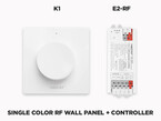 1 Zone RF Rotary Wall Remote and Controller Kit for Single Color LED Strip