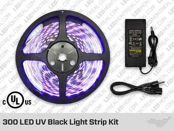 300 LED UV Black Light Strip Kit