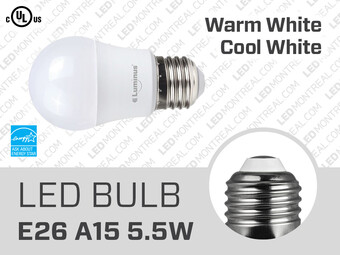 Ampoule LED A15 5.5W E26 - PLYC105