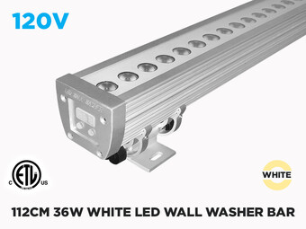 112cm 36W Indoor Outdoor White LED Wall Washer Bar