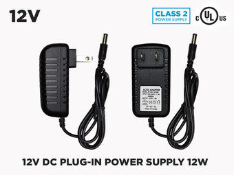 12V 1A (12W) Power supply for LED Strips