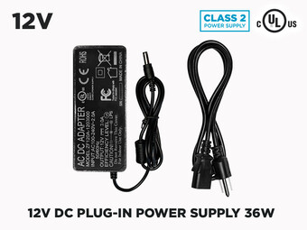 12V 3A (36W) Power supply for LED Strips