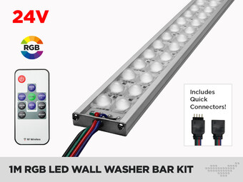 1m Indoor RGB LED Wall Washer Bar