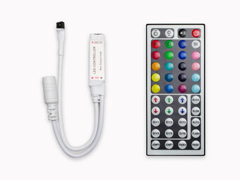 44 Key IR Remote and Controller for RGB LED Strips