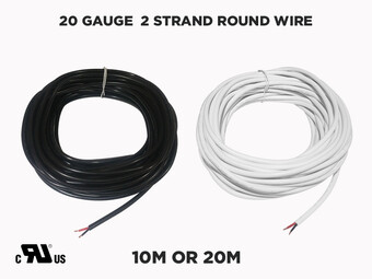 Single Color Wire for LED Strips (10 or 20 meter)