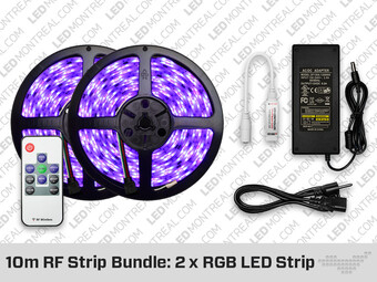 10 Meter RF LED Strip Bundle: 2 x RGB LED Strip
