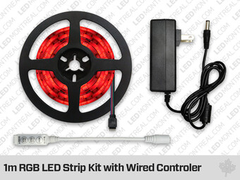 1m RGB LED Strip Kit with Wired Controler