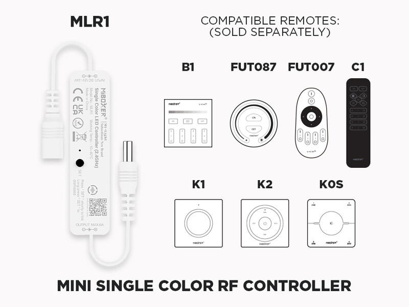 Mini Single Color RF Controller (MLR1)