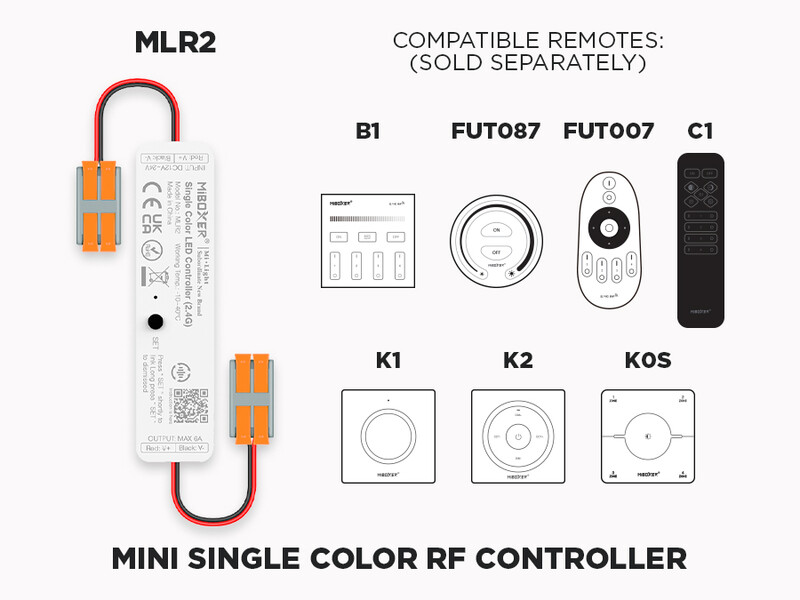 MLR2 Mini Single color RF Controller (Wago)