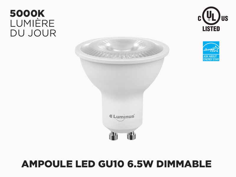 Ampoule LED SMD GU10 6.5W Dimmable