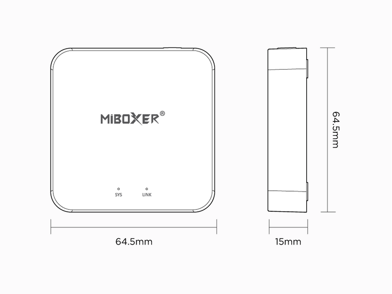 WL-Box2 - Module de contrôle Wifi pour Contrôleurs LED Multi Zone